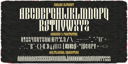 Ashigaru Font Poster 3