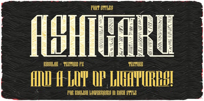 Ashigaru Font Poster 5