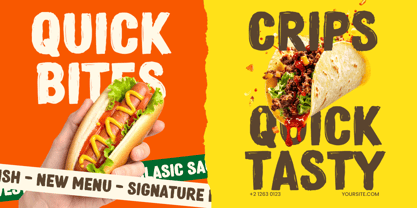 Your Snack Font Poster 4