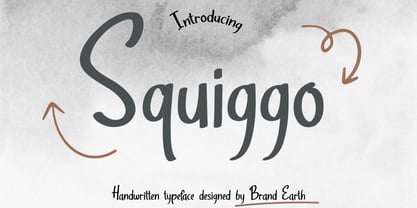 Squiggo Font Poster 1