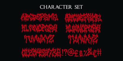 Death Spire Font Poster 5