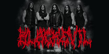 Death Spire Font Poster 3