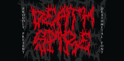 Death Spire Font Poster 1