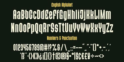 Oakrich Font Poster 3