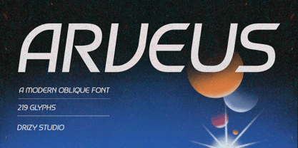 Arveus Font Poster 1