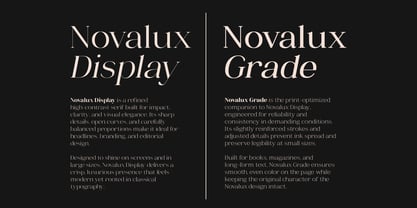 Novalux Font Poster 13