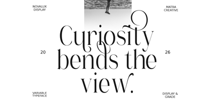 Novalux Font Poster 8