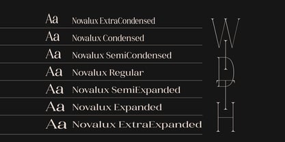 Novalux Font Poster 14