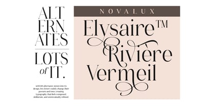 Novalux Font Poster 4
