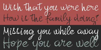 Gladly Mailed Font Poster 3