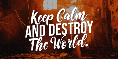 Badger Criminal Font Poster 4