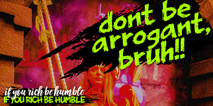 Badger Criminal Font Poster 9