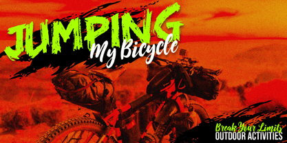 Badger Criminal Font Poster 7