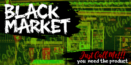 Badger Criminal Font Poster 3