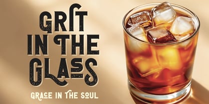Single Malt Font Poster 2
