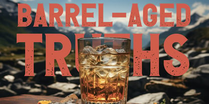 Single Malt Font Poster 6