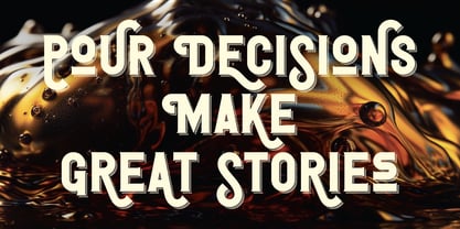 Single Malt Font Poster 4