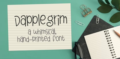 ZP Dapplegrim Font Poster 1