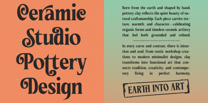 Ceganf Font Poster 8