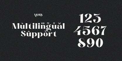Morv Font Poster 11