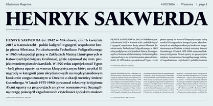 Silesianum Font Poster 4