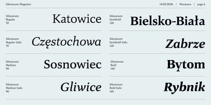 Silesianum Font Poster 6