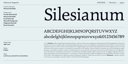 Silesianum Font Poster 1