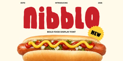 Nibblo Font Poster 1