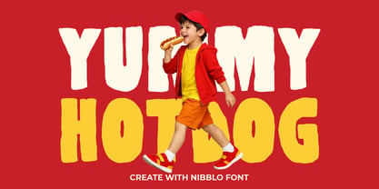 Nibblo Font Poster 2