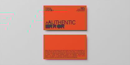 Balium Blur Font Poster 4