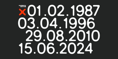 Balium Blur Font Poster 7