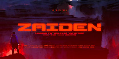 Zaiden Font Poster 1