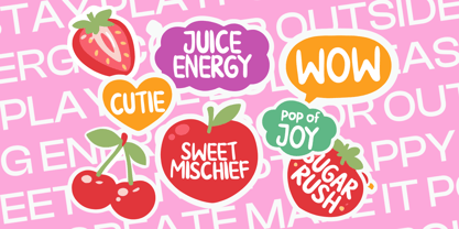 Cherry Shine Font Poster 5