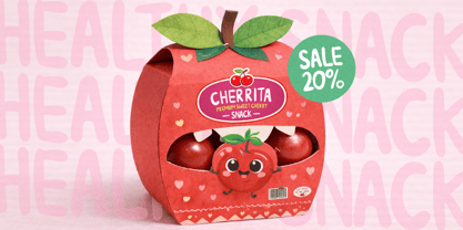 Cherry Shine Font Poster 8