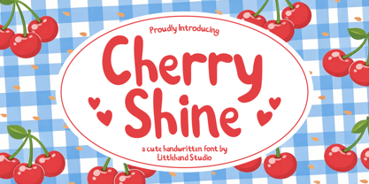Cherry Shine Font Poster 1
