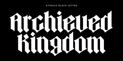 Ethnica Font Poster 3