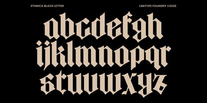 Ethnica Font Poster 4