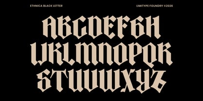 Ethnica Font Poster 5
