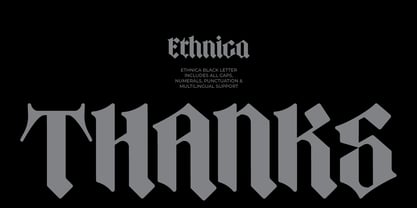 Ethnica Font Poster 10