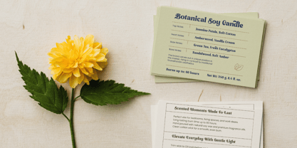 Crafted Pottery Font Poster 7