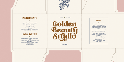 Crafted Pottery Font Poster 3