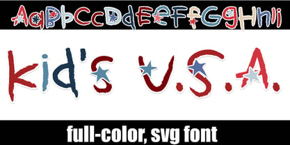 Kids Color Font Poster 5