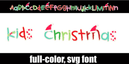 Kids Color Font Poster 8