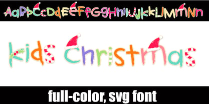 Kids Color Font Poster 7