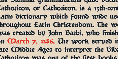 Medieval Grammar Font Poster 6