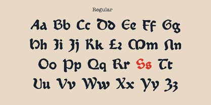Medieval Grammar Font Poster 9