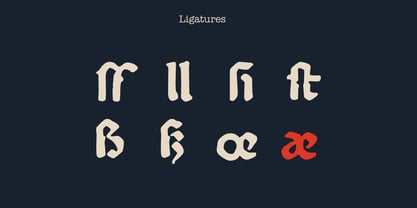 Medieval Grammar Font Poster 10