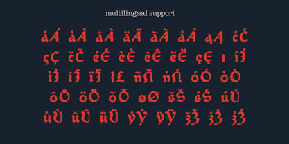 Medieval Grammar Font Poster 11