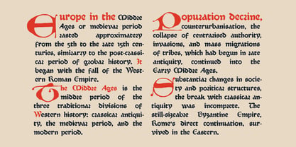 Medieval Grammar Font Poster 8