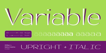 Shiftea Font Poster 14